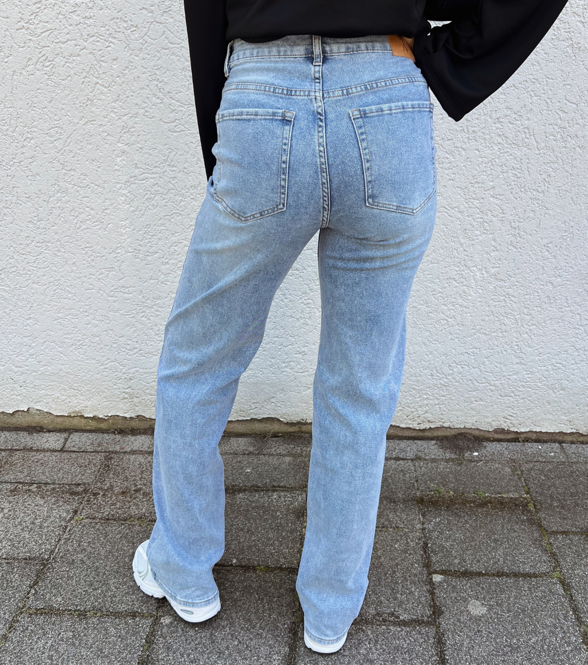 Maddy Wide Leg Jeans | Blue | Stretch | Tall