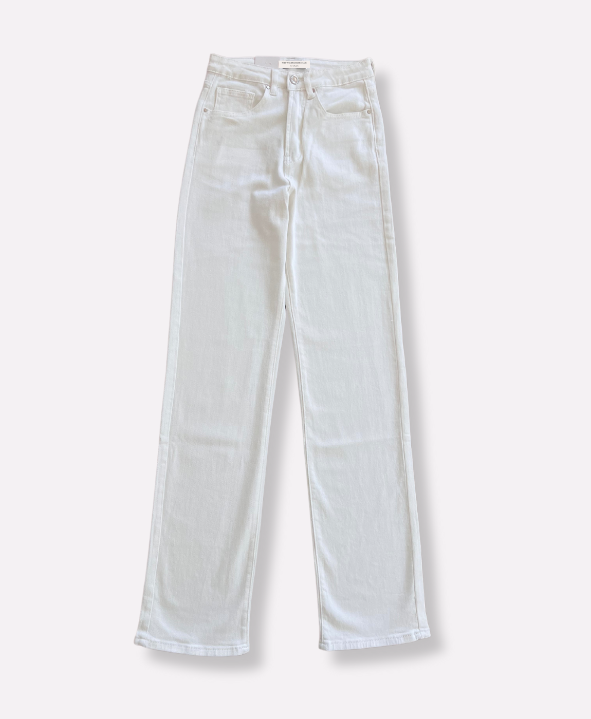 Livia Wide Leg Jeans | Off white | Stretch | Tall