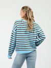 Vive Vest | Blauw Bruin gestreept | Tall