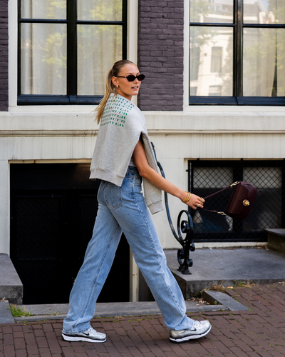 May Wide Leg Jeans | Blue | Tall