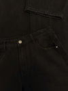Zoey Barrel Jeans | Mid-waist | Washed Black | Stretch | Tall