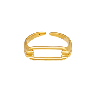 Ring Geometrisch goud