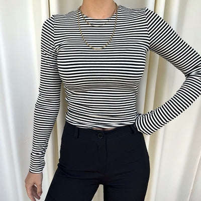 Lizzy long sleeve top | Tall | Striped
